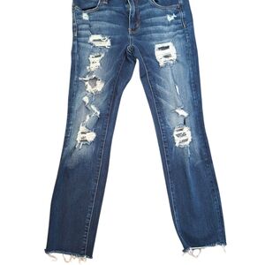 American Eagle Outfitters Ripped Blue Jeans